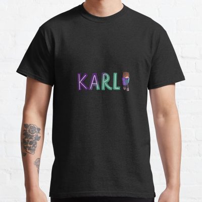 Karl Jacobs (With Mc Skin) T-Shirt Official Karl Jacobs Merch