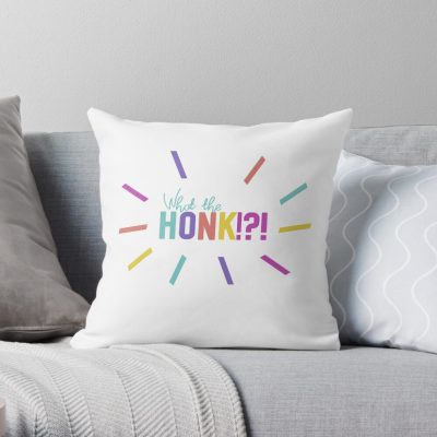 What The Honk?! Karl Jacobs Fan Made Merch Throw Pillow Official Karl Jacobs Merch