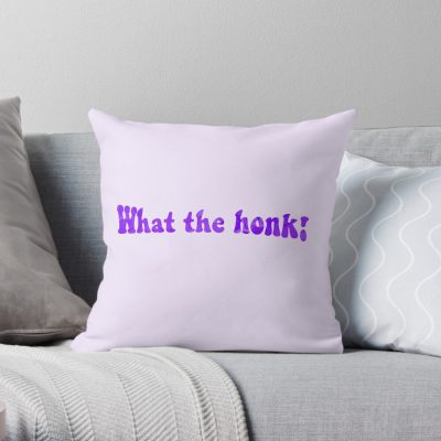 What The Honk! Karl Jacobs Throw Pillow Official Karl Jacobs Merch