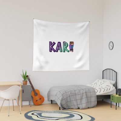 Karl Jacobs (With Mc Skin) Tapestry Official Karl Jacobs Merch