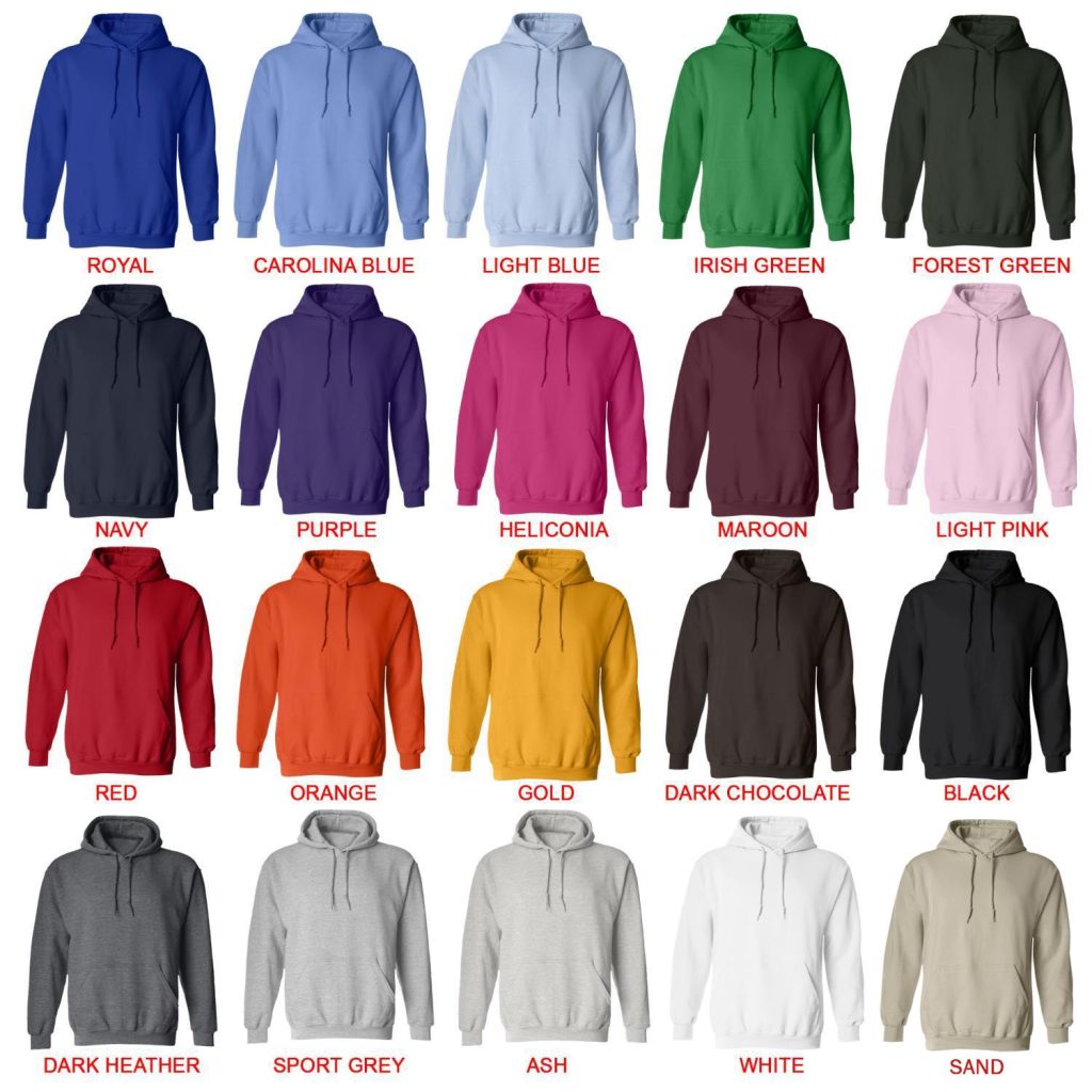 hoodie color chart - Karl Jacobs Store